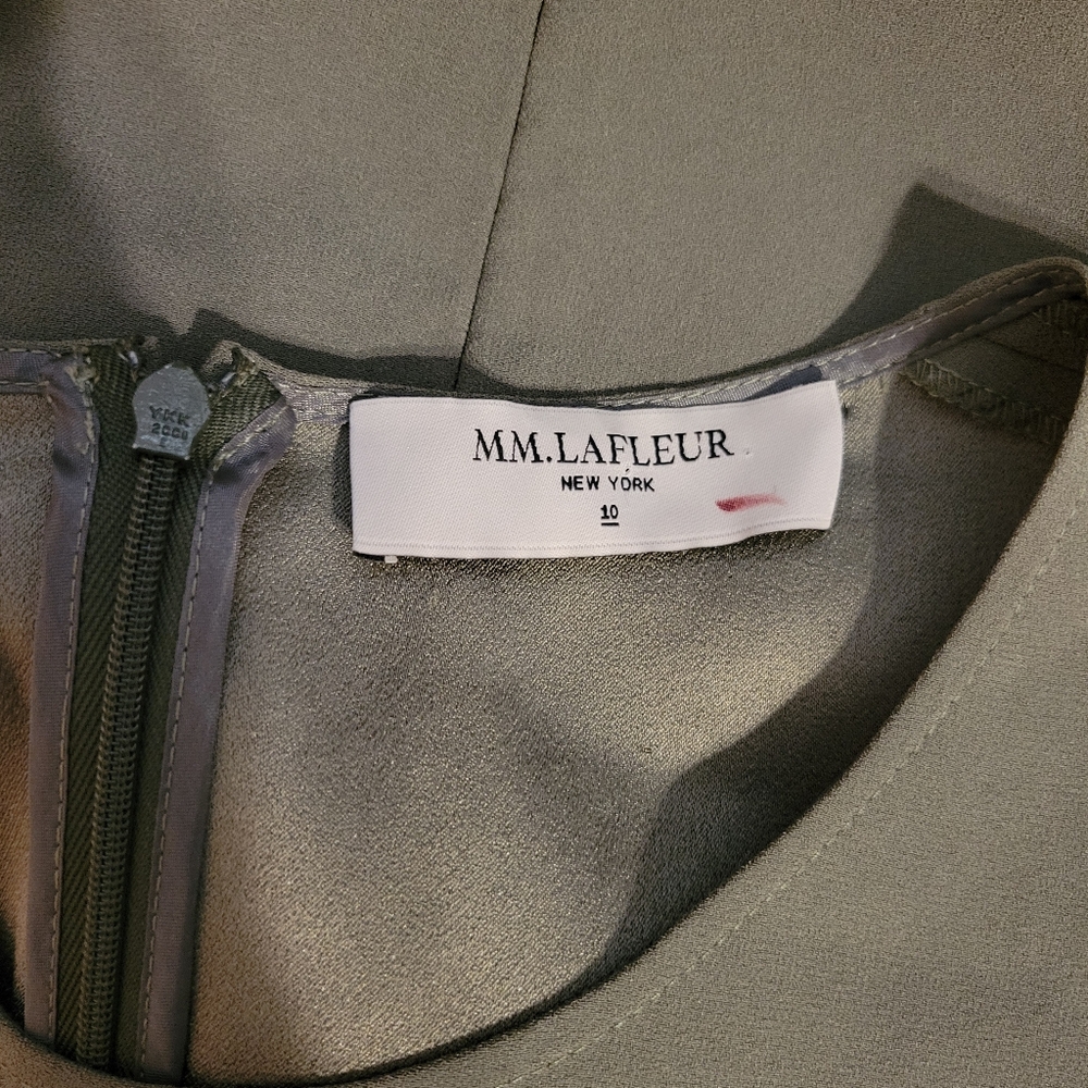 MM Lafleur Olive Green Dress - Picture 7 of 8